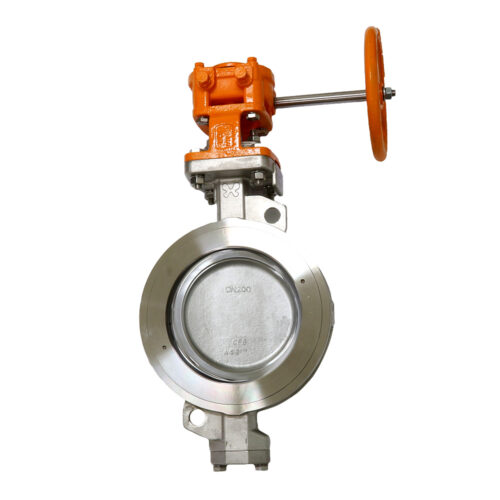 FLOHUB WAFER TYPE DOUBLE ECCENTRIC HIGH PERFOPMANCE BUTTERFLY VALVE