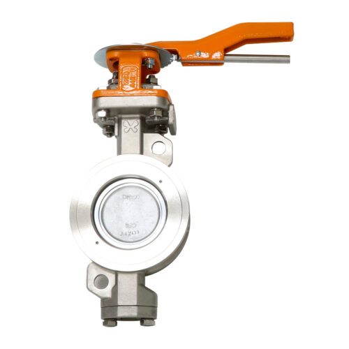 FLOHUB WAFER TYPE DOUBLE ECCENTRIC HIGH PERFOPMANCE BUTTERFLY VALVE